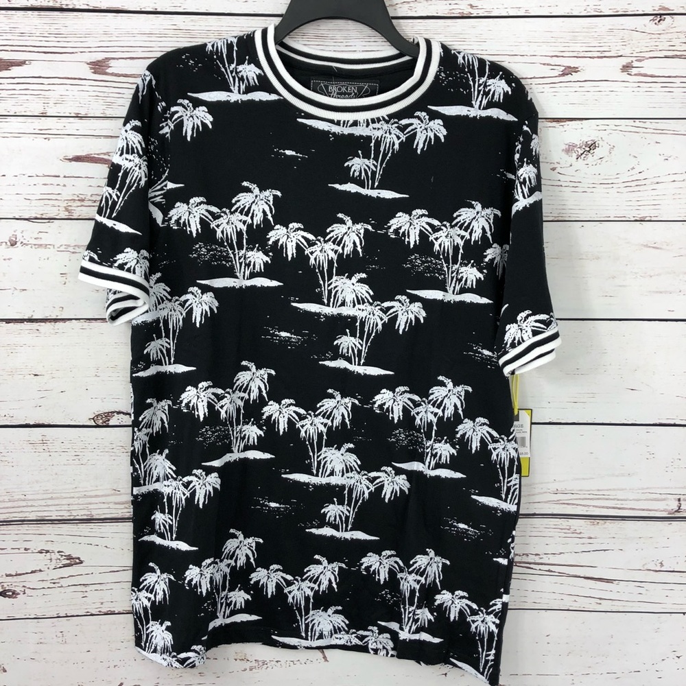 NWT BROKEN THREADS Men's T-Shirt Palm Sz Large